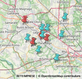 Mappa Via Cesare Battisti, 20039 Canegrate MI, Italia (5.455)