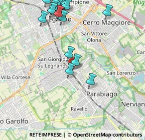 Mappa Via Cesare Battisti, 20039 Canegrate MI, Italia (2.50278)