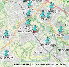 Mappa Via Cesare Battisti, 20039 Canegrate MI, Italia (2.54769)