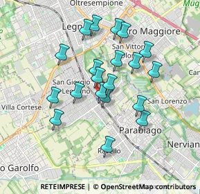 Mappa Via Cesare Battisti, 20039 Canegrate MI, Italia (1.5535)