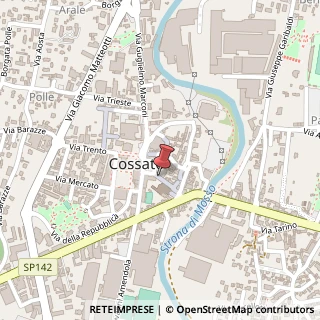 Mappa Via della Chiesa, 1, 13836 Cossato, Biella (Piemonte)