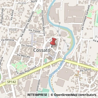 Mappa Via Don Giovanni Minzoni, 1, 13836 Cossato, Biella (Piemonte)