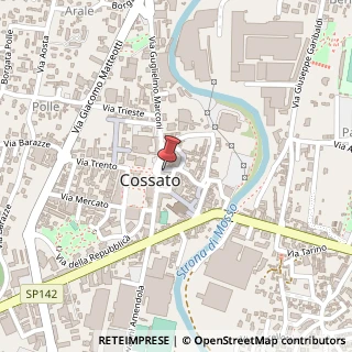 Mappa Piazza Generale Perotti, 6, 13836 Cossato, Biella (Piemonte)