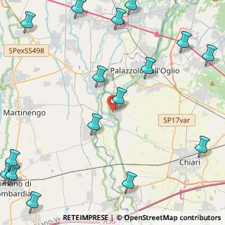 Mappa Via Taglietti, 25037 Pontoglio BS, Italia (6.61813)