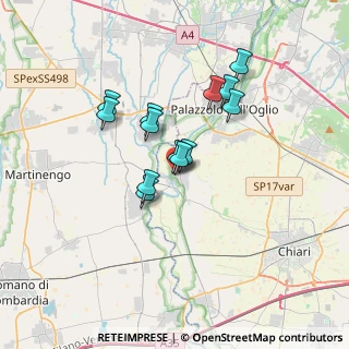 Mappa Via Taglietti, 25037 Pontoglio BS, Italia (2.63615)