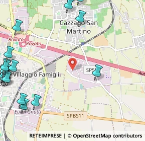 Mappa Via Montelungo, 25046 Cazzago San Martino BS, Italia (1.7065)