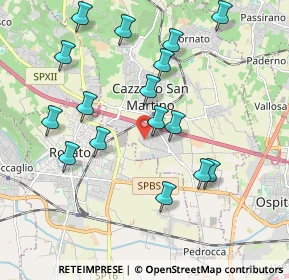 Mappa Via Montelungo, 25046 Cazzago San Martino BS, Italia (2.0125)