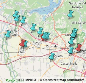 Mappa Via Montelungo, 25046 Cazzago San Martino BS, Italia (9.0015)