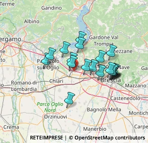 Mappa Via Montelungo, 25046 Cazzago San Martino BS, Italia (11.2925)