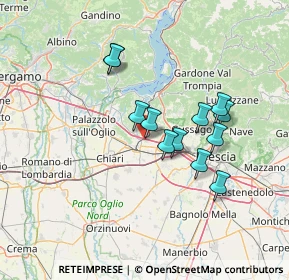 Mappa Via Montelungo, 25046 Cazzago San Martino BS, Italia (11.61583)