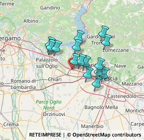 Mappa Via Montelungo, 25046 Cazzago San Martino BS, Italia (10.07188)