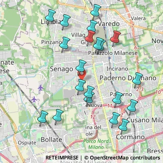 Mappa Via Giovanni Segantini, 20037 Paderno Dugnano MI, Italia (2.269)