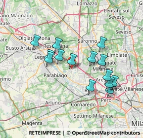 Mappa Via Zara, 20014 Nerviano MI, Italia (6.395)