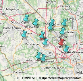 Mappa Via Zara, 20014 Nerviano MI, Italia (6.51)