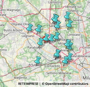 Mappa Via Zara, 20014 Nerviano MI, Italia (6.49105)