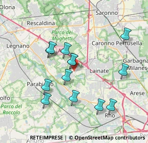 Mappa Via Zara, 20014 Nerviano MI, Italia (3.47)