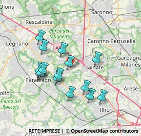 Mappa Via Zara, 20014 Nerviano MI, Italia (3.254)
