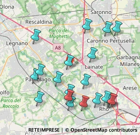 Mappa Via Zara, 20014 Nerviano MI, Italia (4.4695)