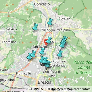 Mappa Via Giovan Battista Melzi, 25128 Brescia BS, Italia (1.66882)