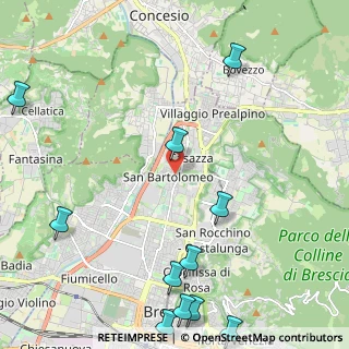 Mappa Via Giovan Battista Melzi, 25128 Brescia BS, Italia (3.30692)