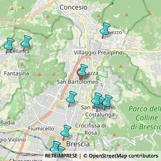 Mappa Via Giovan Battista Melzi, 25128 Brescia BS, Italia (2.81417)