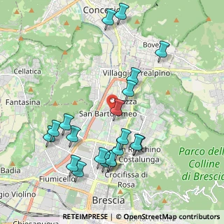 Mappa Via Giovan Battista Melzi, 25128 Brescia BS, Italia (2.161)