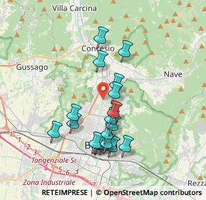 Mappa Via Giovan Battista Melzi, 25128 Brescia BS, Italia (3.29684)