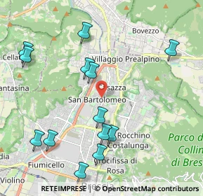 Mappa Via Giovan Battista Melzi, 25128 Brescia BS, Italia (2.34769)