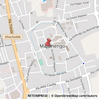 Mappa Via Antonio Locatelli, 21, 24057 Martinengo, Bergamo (Lombardia)