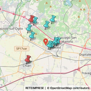 Mappa Via Milani Don, 25030 Coccaglio BS, Italia (3.13923)