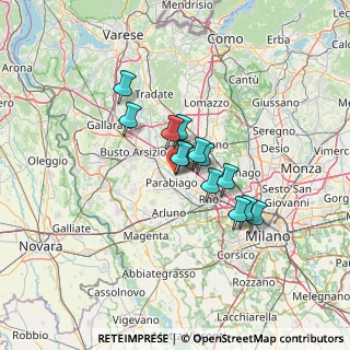 Mappa SS33, 20015 Parabiago MI, Italia (9.09692)