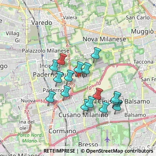 Mappa Via Louis Armstrong, 20037 Paderno Dugnano MI, Italia (1.62813)