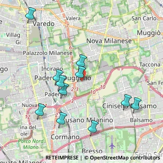 Mappa Via Louis Armstrong, 20037 Paderno Dugnano MI, Italia (2.15091)
