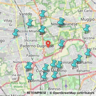 Mappa Via Louis Armstrong, 20037 Paderno Dugnano MI, Italia (2.5315)