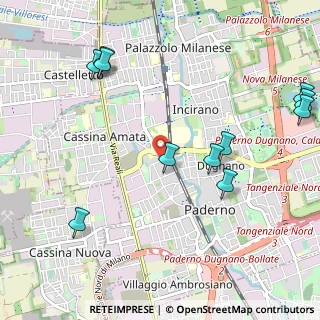 Mappa Via Luigi Cadorna, 20037 Paderno Dugnano MI, Italia (1.28364)