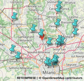 Mappa Via Luigi Cadorna, 20037 Paderno Dugnano MI, Italia (9.044)