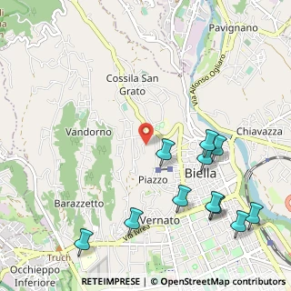 Mappa Via Salvatore de Giovannini, 13900 Biella BI, Italia (1.31)