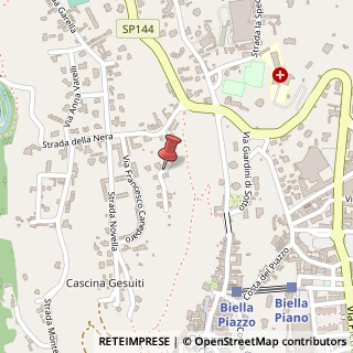 Mappa Via Tiburto, 11, 13900 Biella, Biella (Piemonte)