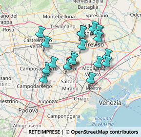 Mappa Via Piemonte, 30037 Scorzé VE, Italia (11.70579)