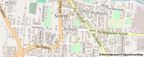 Mappa Scorzè