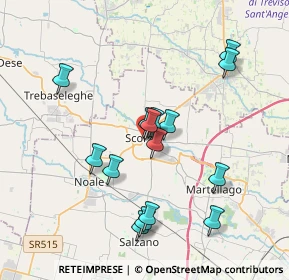 Mappa Via Piemonte, 30037 Scorzé VE, Italia (3.46667)