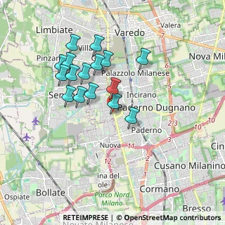 Mappa Via Reali, 20037 Milano MI, Italia (1.6325)