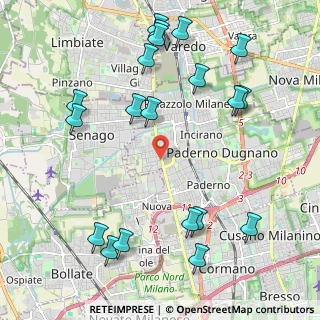 Mappa Via Reali, 20037 Milano MI, Italia (2.5615)
