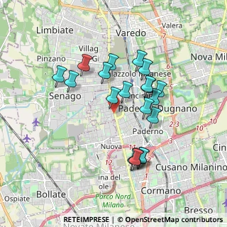 Mappa Via Reali, 20037 Milano MI, Italia (1.6265)
