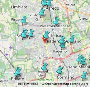 Mappa Via Reali, 20037 Milano MI, Italia (2.5555)