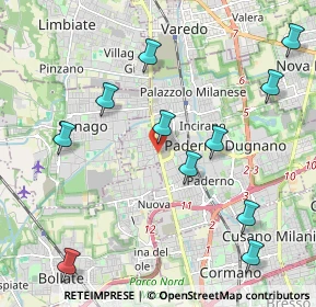 Mappa Via Reali, 20037 Milano MI, Italia (2.35273)