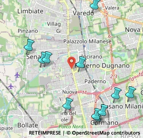 Mappa Via Reali, 20037 Milano MI, Italia (2.54)
