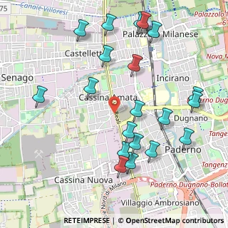 Mappa Via Reali, 20037 Milano MI, Italia (1.173)