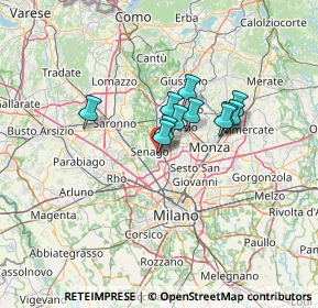 Mappa Via Reali, 20037 Milano MI, Italia (8.66273)