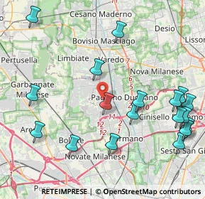 Mappa Via Reali, 20037 Milano MI, Italia (5.075)